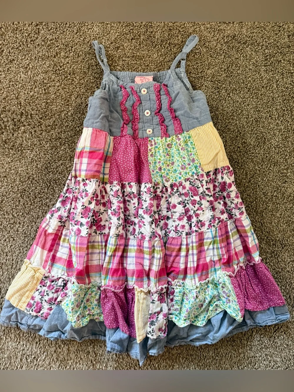 Pastourelle by Pippa and Julie Jordache Dress Overall Jumpsuit Lot Girls 4T 5T